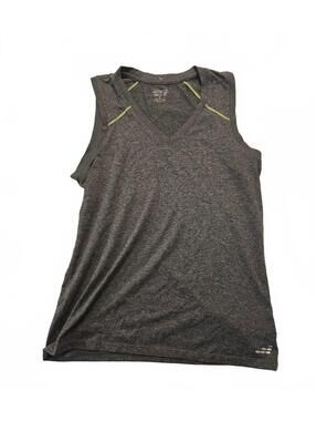 BCG Semi-Fitted Gray Sleeveless Athletic Tank Top Medium